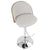 LumiSource Luna Height Adjustable Barstool with Swivel-15