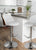 LumiSource Luna Height Adjustable Barstool with Swivel-17