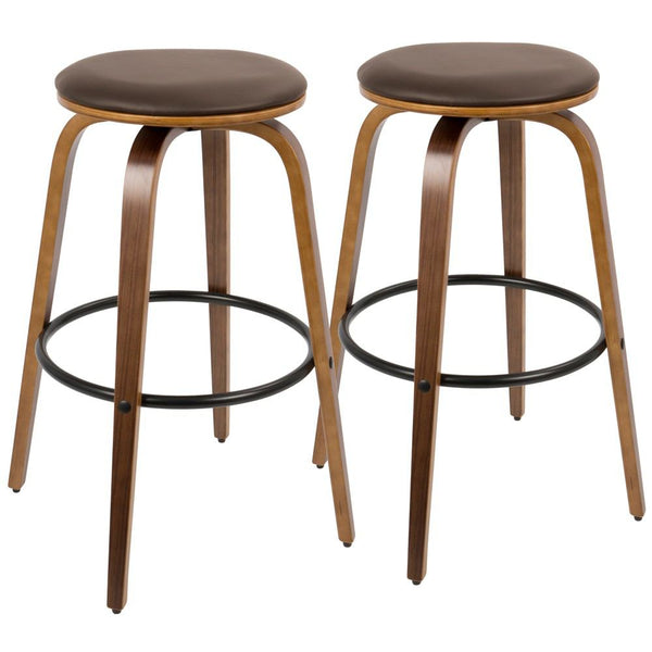 LumiSource Porto Bar Stools - Set of 2-2