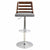 LumiSource Trevi Height Adjustable Barstool with Swivel-8