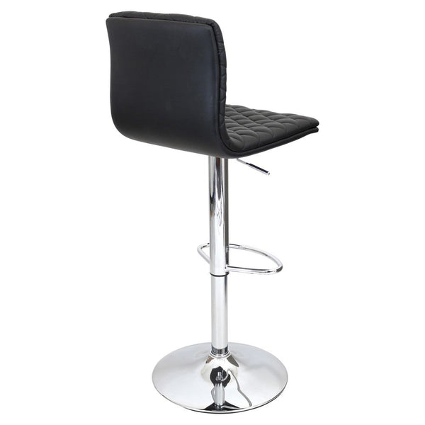 LumiSource Caviar Height Adjustable Barstool with Swivel-5