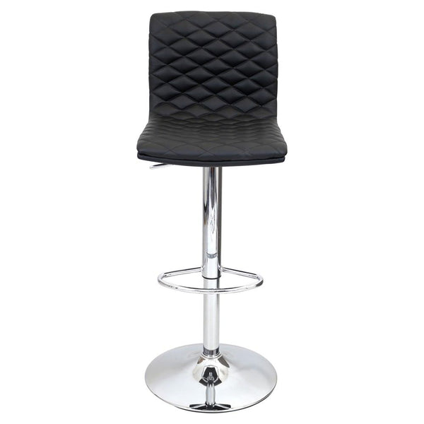 LumiSource Caviar Height Adjustable Barstool with Swivel-7