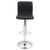 LumiSource Caviar Height Adjustable Barstool with Swivel-7