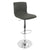 LumiSource Caviar Height Adjustable Barstool with Swivel-3