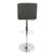 LumiSource Caviar Height Adjustable Barstool with Swivel-11