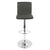 LumiSource Caviar Height Adjustable Barstool with Swivel-12