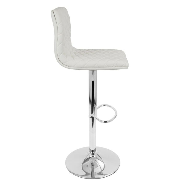 LumiSource Caviar Height Adjustable Barstool with Swivel-20