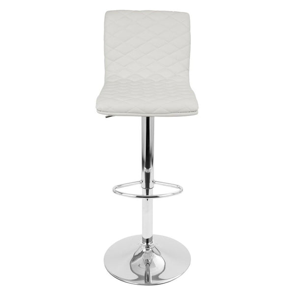 LumiSource Caviar Height Adjustable Barstool with Swivel-23