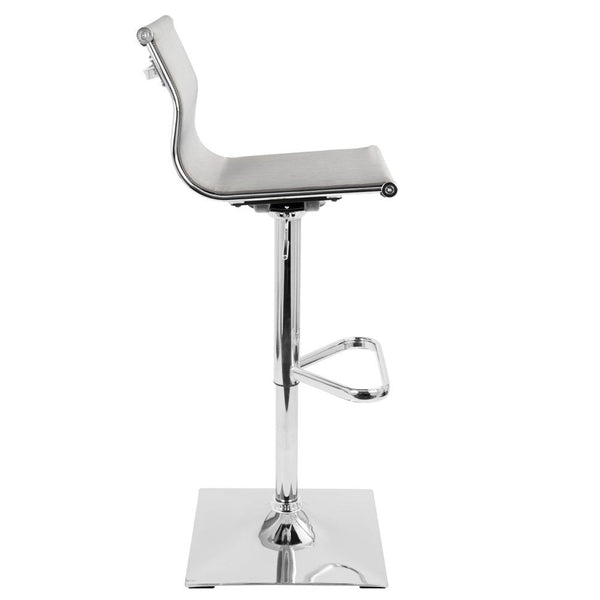 LumiSource Mirage Height Adjustable Barstool with Swivel-3