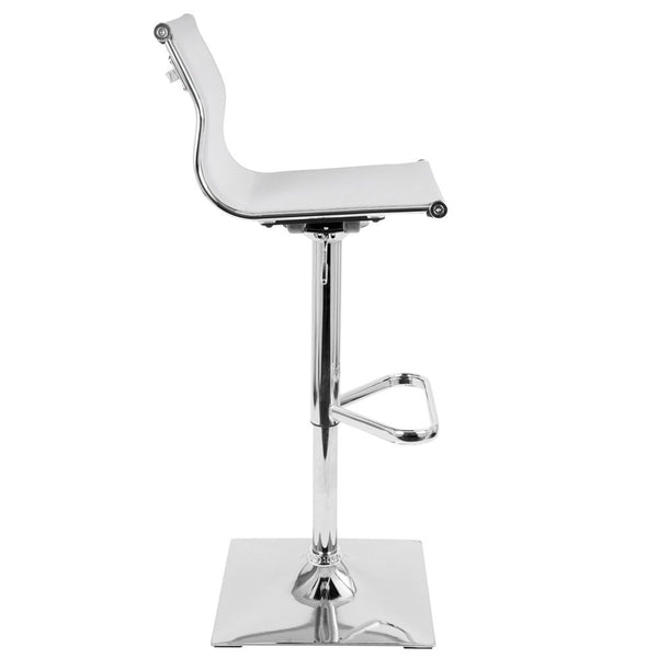 LumiSource Mirage Height Adjustable Barstool with Swivel-11