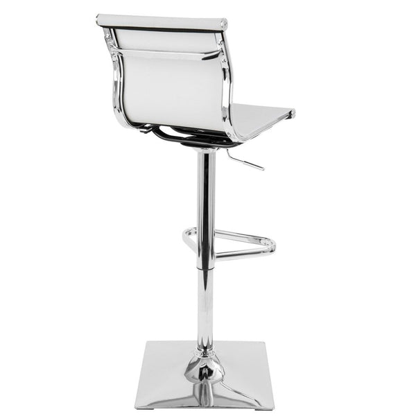 LumiSource Mirage Height Adjustable Barstool with Swivel-12