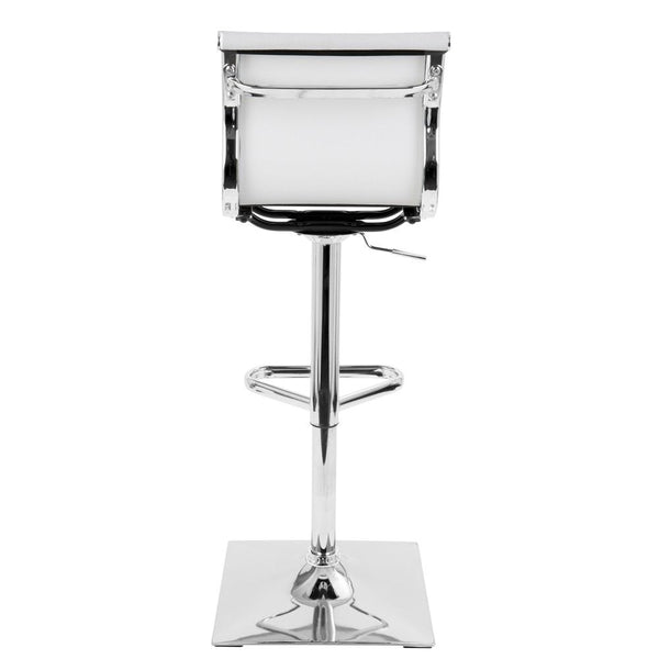 LumiSource Mirage Height Adjustable Barstool with Swivel-13