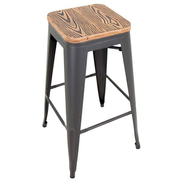 LumiSource Oregon Bar Stool Set of 2-13