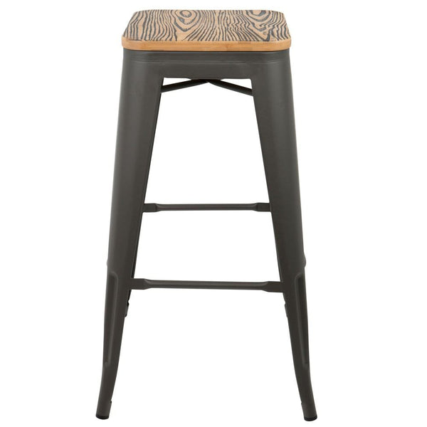 LumiSource Oregon Bar Stool Set of 2-8