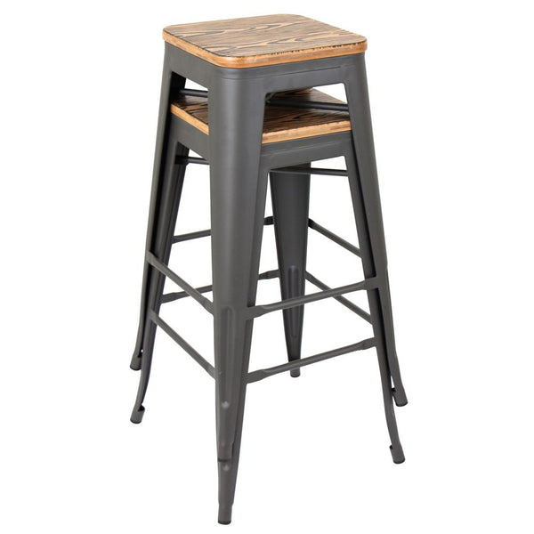 LumiSource Oregon Bar Stool Set of 2-14