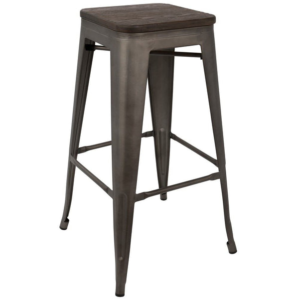 LumiSource Oregon Bar Stool Set of 2-23