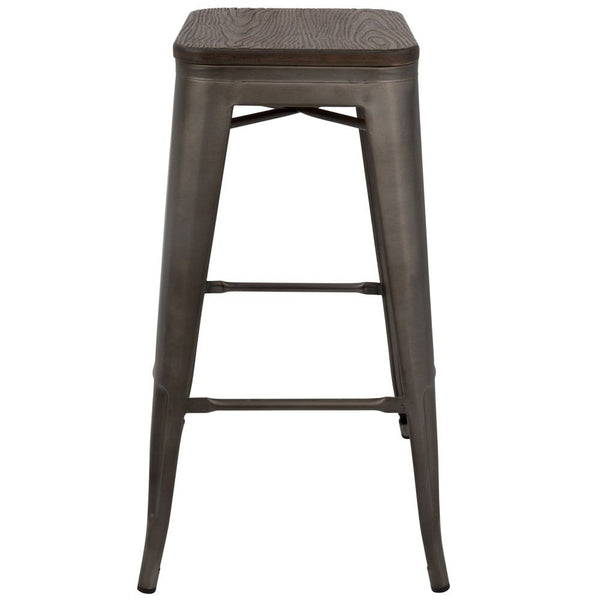 LumiSource Oregon Bar Stool Set of 2-24