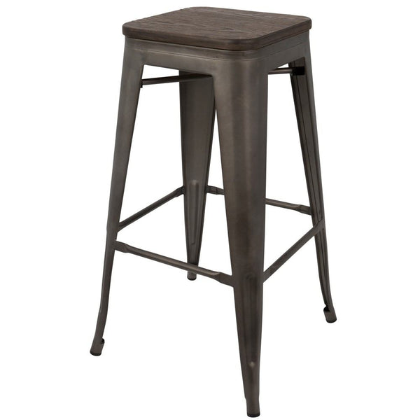 LumiSource Oregon Bar Stool Set of 2-18