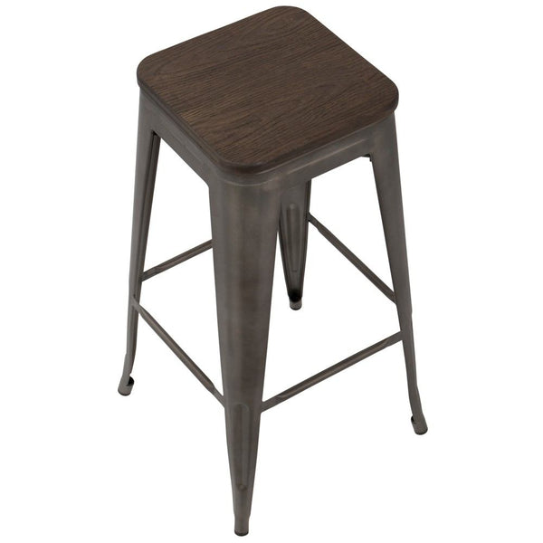 LumiSource Oregon Bar Stool Set of 2-20
