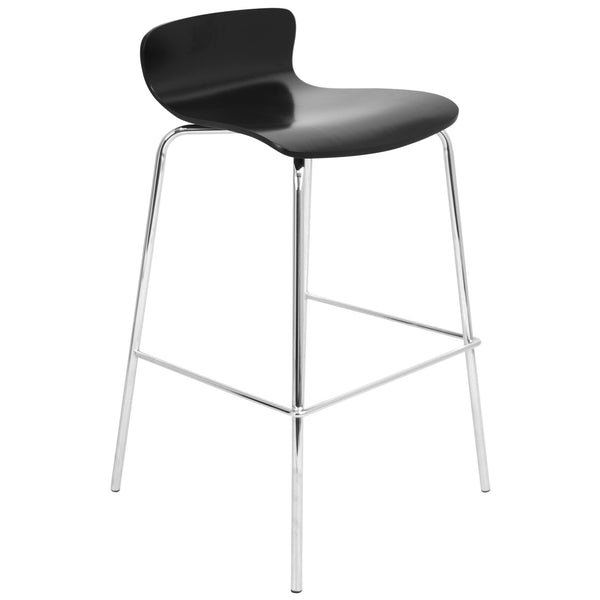 LumiSource Wood Bar Stool Stacker Set of 2-2