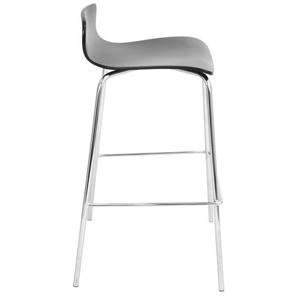 LumiSource Wood Bar Stool Stacker Set of 2-10