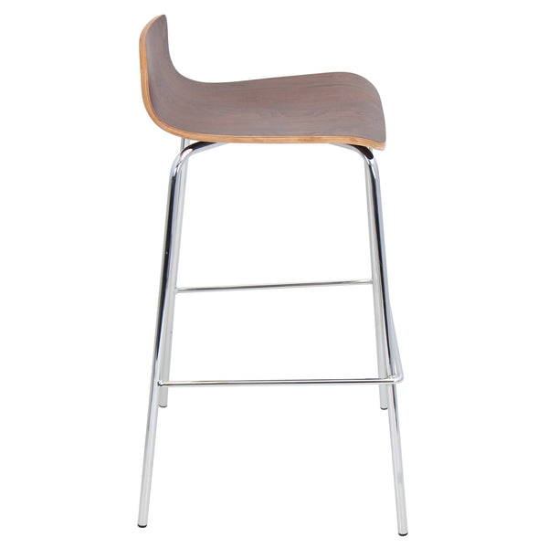 LumiSource Wood Bar Stool Stacker Set of 2-5