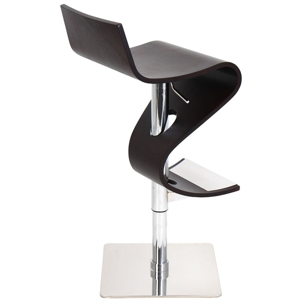 LumiSource Viva Bent Wood Bar Stool-4
