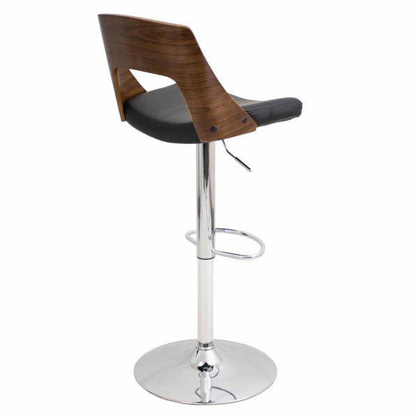 LumiSource Valencia Height Adjustable Barstool with Swivel-5