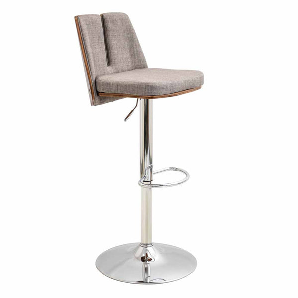 LumiSource Varzi Height Adjustable Barstool with Swivel-3