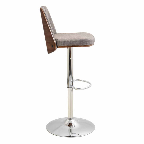 LumiSource Varzi Height Adjustable Barstool with Swivel-10