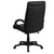 Flash Furniture BT-238-BK-GG High Back Black Leather Executive Swivel Chair | Office Chairs | Modishstore-3