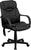 Flash Furniture BT-2690P-GG High Back Massaging Black Leather Executive Swivel Office Chair | Office Chairs | Modishstore