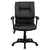 Flash Furniture Mid-Back Massaging Black Leather Executive Swivel Office Chair | Office Chairs | Modishstore-4