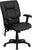 Flash Furniture Mid-Back Massaging Black Leather Executive Swivel Office Chair | Office Chairs | Modishstore