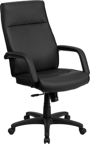 Flash Furniture High Back Black Leather Executive Swivel Office Chair With Memory Foam Padding | Office Chairs | Modishstore