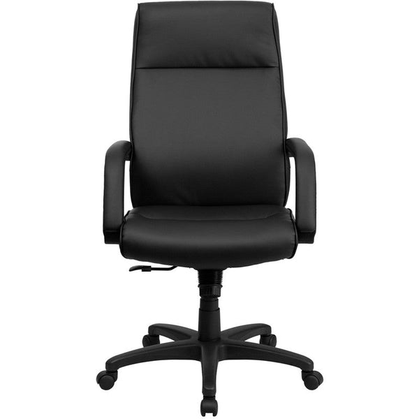 Flash Furniture High Back Black Leather Executive Swivel Office Chair With Memory Foam Padding | Office Chairs | Modishstore-2