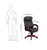 Flash Furniture High Back Black Leather Executive Swivel Office Chair With Synchro-Tilt Mechanism And Mahogany Wood Base | Office Chairs | Modishstore-5
