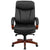 Flash Furniture High Back Black Leather Executive Swivel Office Chair With Synchro-Tilt Mechanism And Mahogany Wood Base | Office Chairs | Modishstore-2
