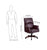Flash Furniture High Back Pillow Back Burgundy Leather Executive Swivel Office Chair | Office Chairs | Modishstore-5