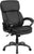 Flash Furniture High Back Black Leather Executive Swivel Office Chair With Lumbar Support Knob | Office Chairs | Modishstore