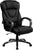 Flash Furniture BT-9069-BK-GG High Back Black Leather Executive Swivel Office Chair | Office Chairs | Modishstore
