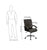 Flash Furniture Mid-Back Espresso Brown Leather Swivel Manager's Chair | Office Chairs | Modishstore-5