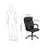 Flash Furniture BT-9088-BRN-GG High Back Espresso Brown Leather Executive Swivel Office Chair | Office Chairs | Modishstore-5