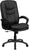 Flash Furniture BT-9585P-GG High Back Massaging Black Leather Executive Swivel Office Chair | Office Chairs | Modishstore