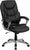 Flash Furniture High Back Massaging Black Leather Executive Swivel Office Chair With Silver Base | Office Chairs | Modishstore