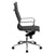 Flash Furniture High Back Black Ribbed Upholstered Leather Executive Swivel Office Chair | Office Chairs | Modishstore-3