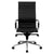Flash Furniture High Back Black Ribbed Upholstered Leather Executive Swivel Office Chair | Office Chairs | Modishstore-2