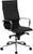 Flash Furniture High Back Black Ribbed Upholstered Leather Executive Swivel Office Chair | Office Chairs | Modishstore