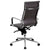 Flash Furniture High Back Brown Ribbed Upholstered Leather Executive Swivel Office Chair | Office Chairs | Modishstore-3