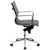 Flash Furniture Mid-Back Brown Ribbed Upholstered Leather Swivel Conference Chair | Office Chairs | Modishstore-4